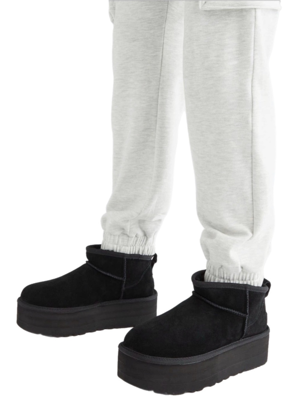 Ugg Classic Ultra Mini Platform Black New In Box Size 7